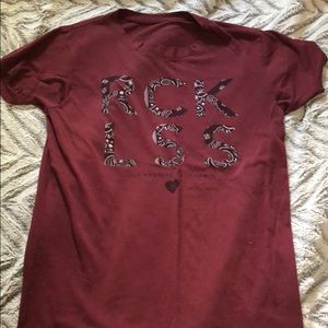 maroon y&r shirt